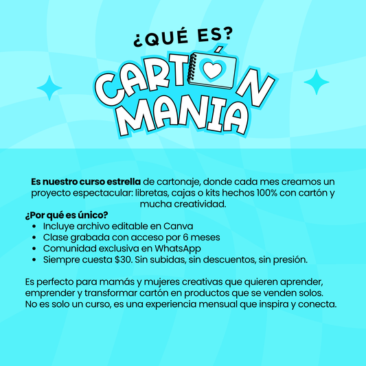 CartónManía Abril 2026 - Curso Estrella