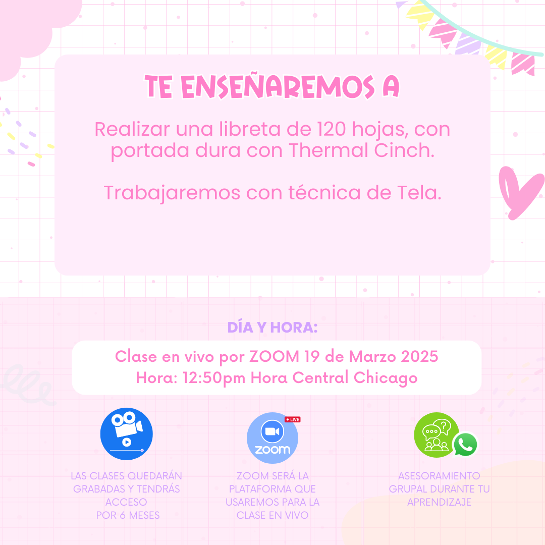 Libreta con Thermal Cinch - Curso Online