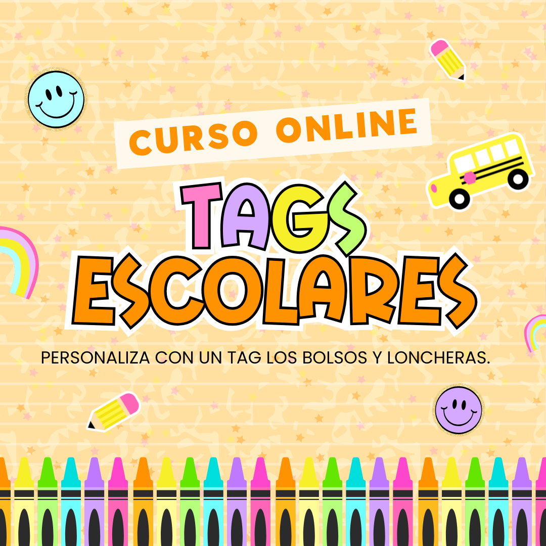 Tags Escolares 2025 - Curso Online
