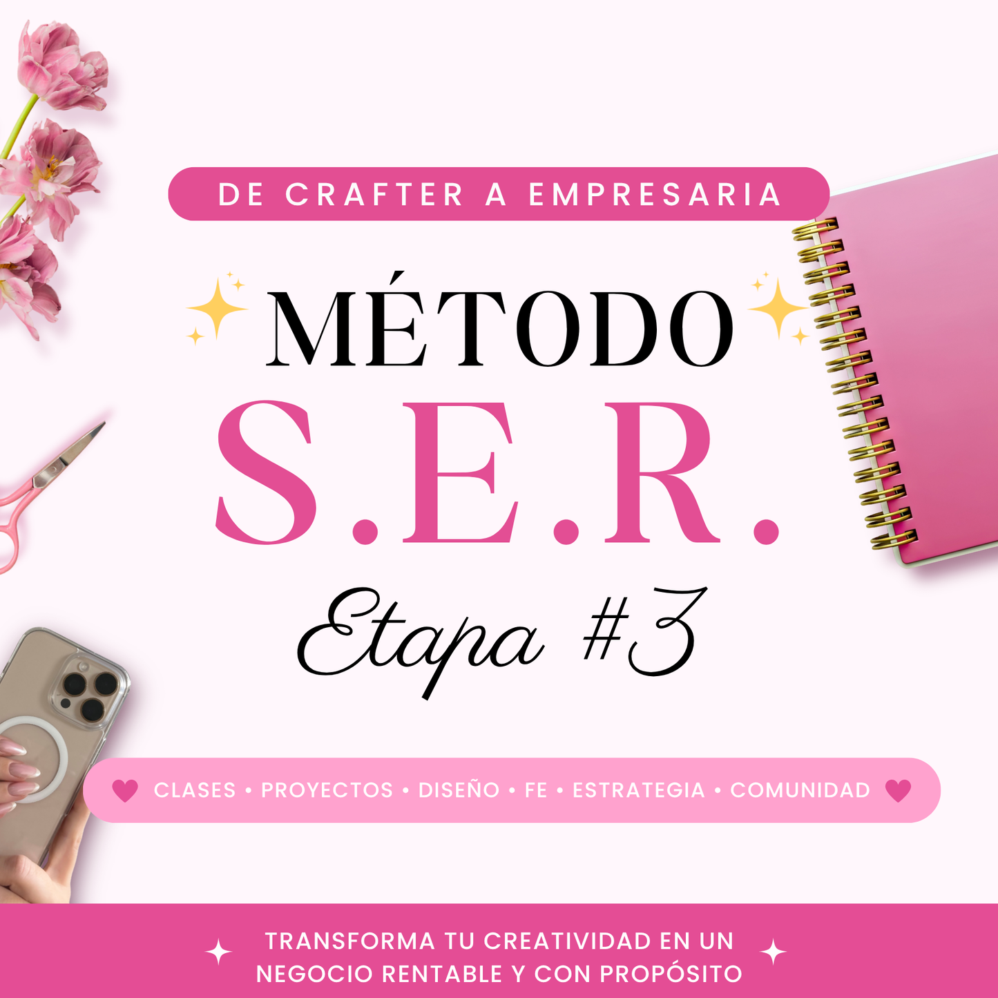 Método S.E.R ETAPA #3 - Comunidad Crafter empresaria AGOSTO