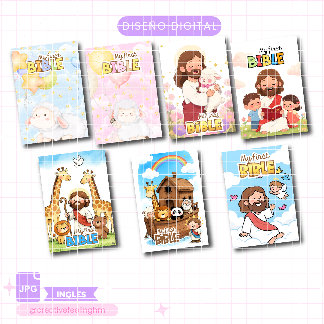Portada Biblias para Niños INGLES - (Archivo Digital)