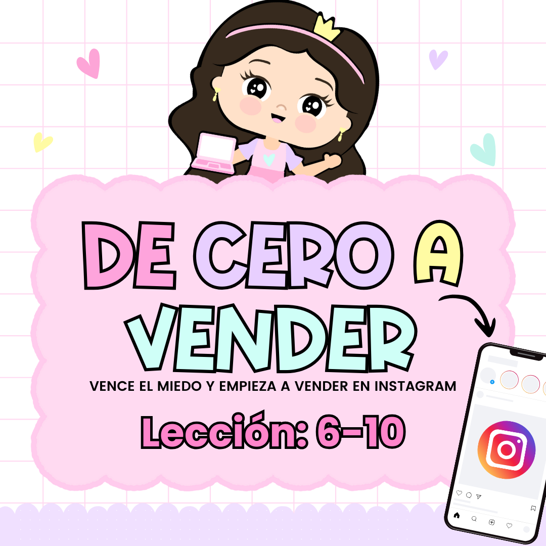 De cero a vender: Lección 6-10