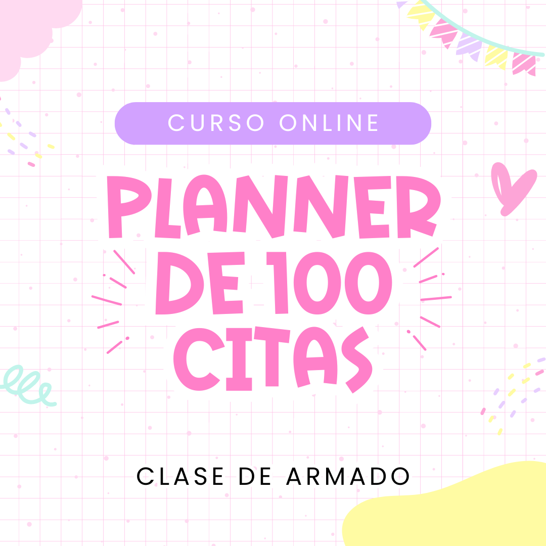 Planner de 100 citas - Curso Online