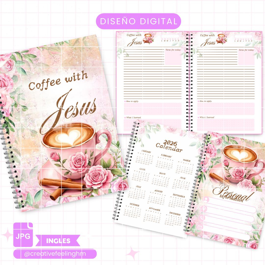 Devocional Café con Jesús, INGLES - (Archivo Digital)