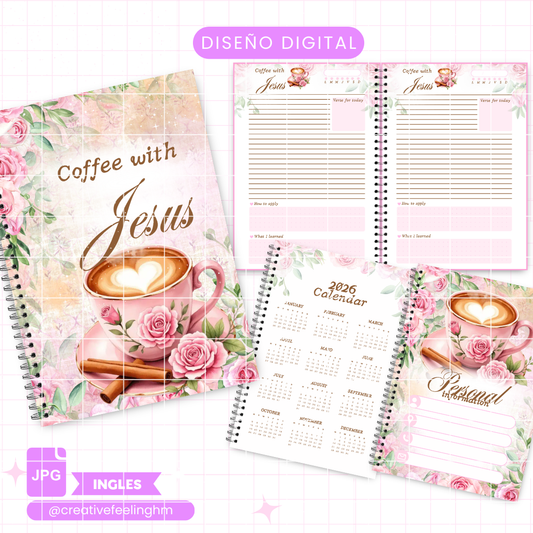 Devocional Café con Jesús, INGLES - (Archivo Digital)