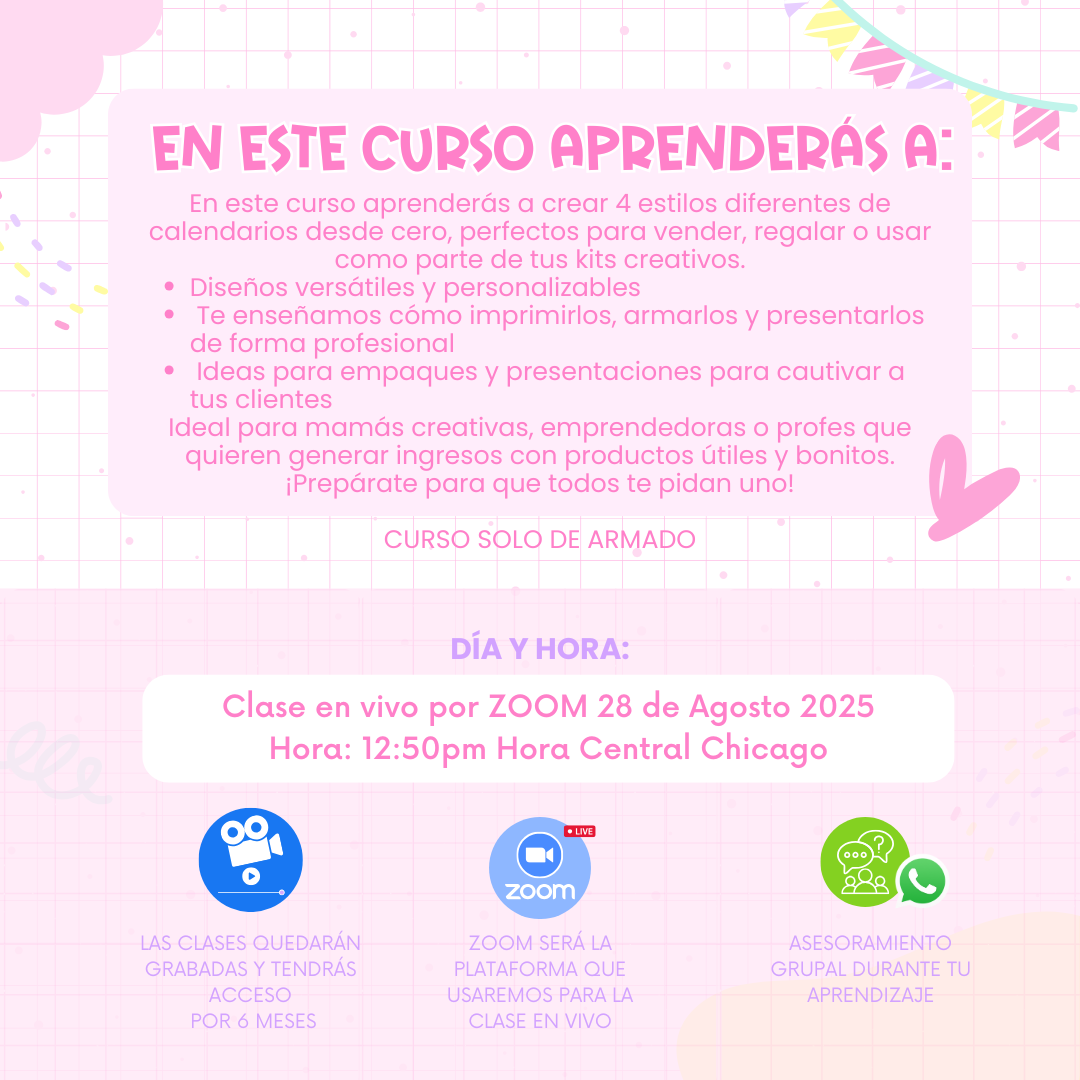 4 Calendarios Creativos - Curso Online