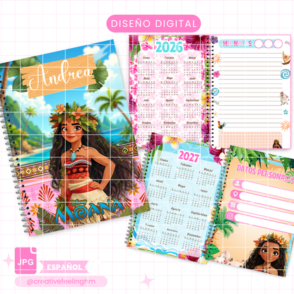 Libreta Moana ESPAÑOL - Archivo Digital 2026-2027