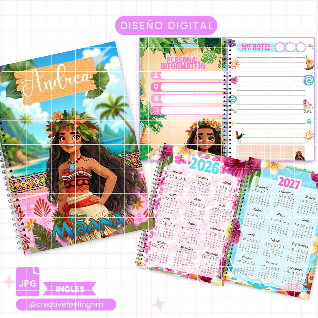 Libreta Moana INGLES - Archivo Digital 2026-2027