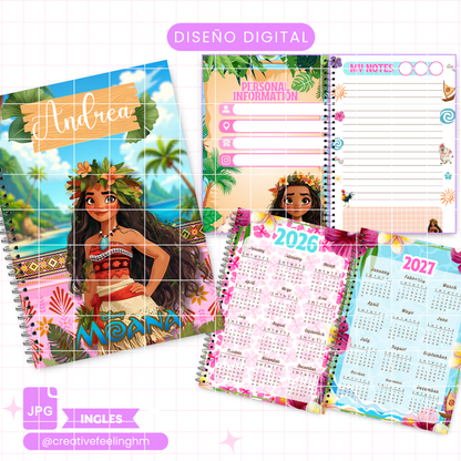Libreta Moana INGLES - Archivo Digital 2026-2027