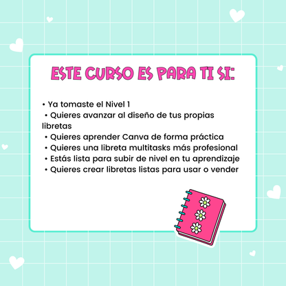 Emprende desde casa con Libretas NIVEL #2 - Curso Online