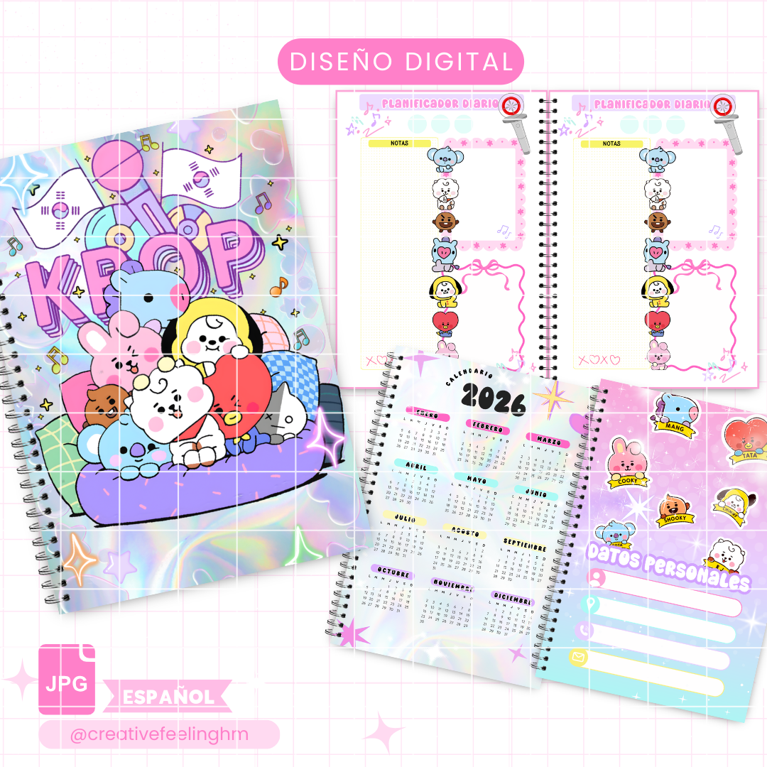 Planer Diario KPOP ESPAÑOL- (Archivo Digital)