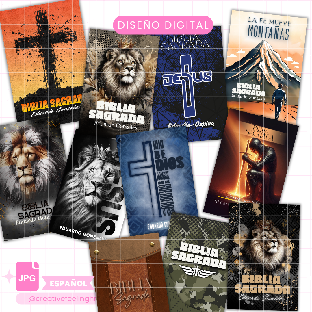 Portadas para Biblias para Hombres - (Archivo Digital)
