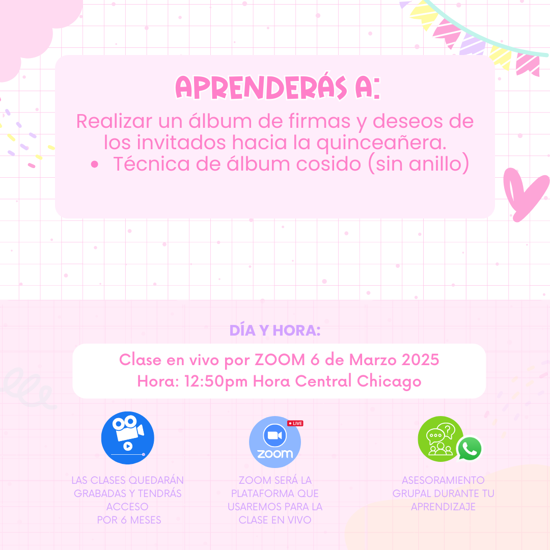 Álbum Quinceañera - Curso Online