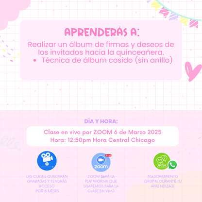 Álbum Quinceañera - Curso Online