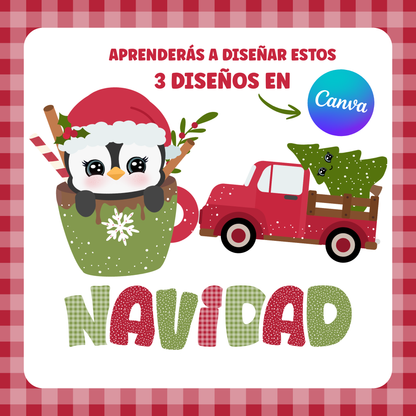 Diseña tu navidad en Canva - Curso Online