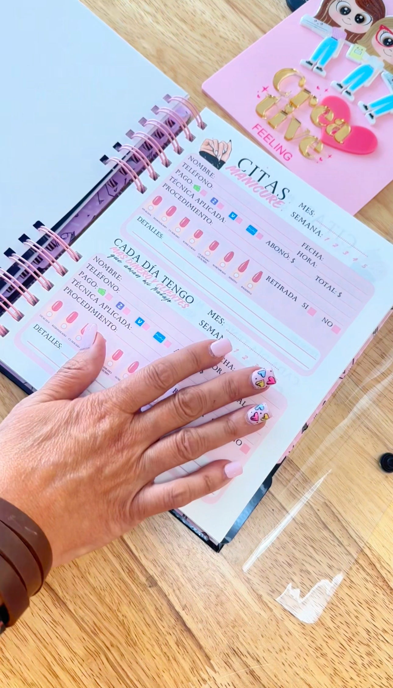 Planner de Citas para manicurista