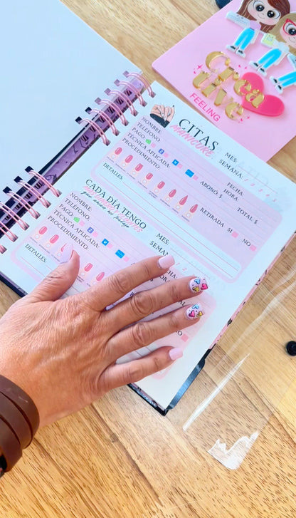 Planner de Citas para manicurista