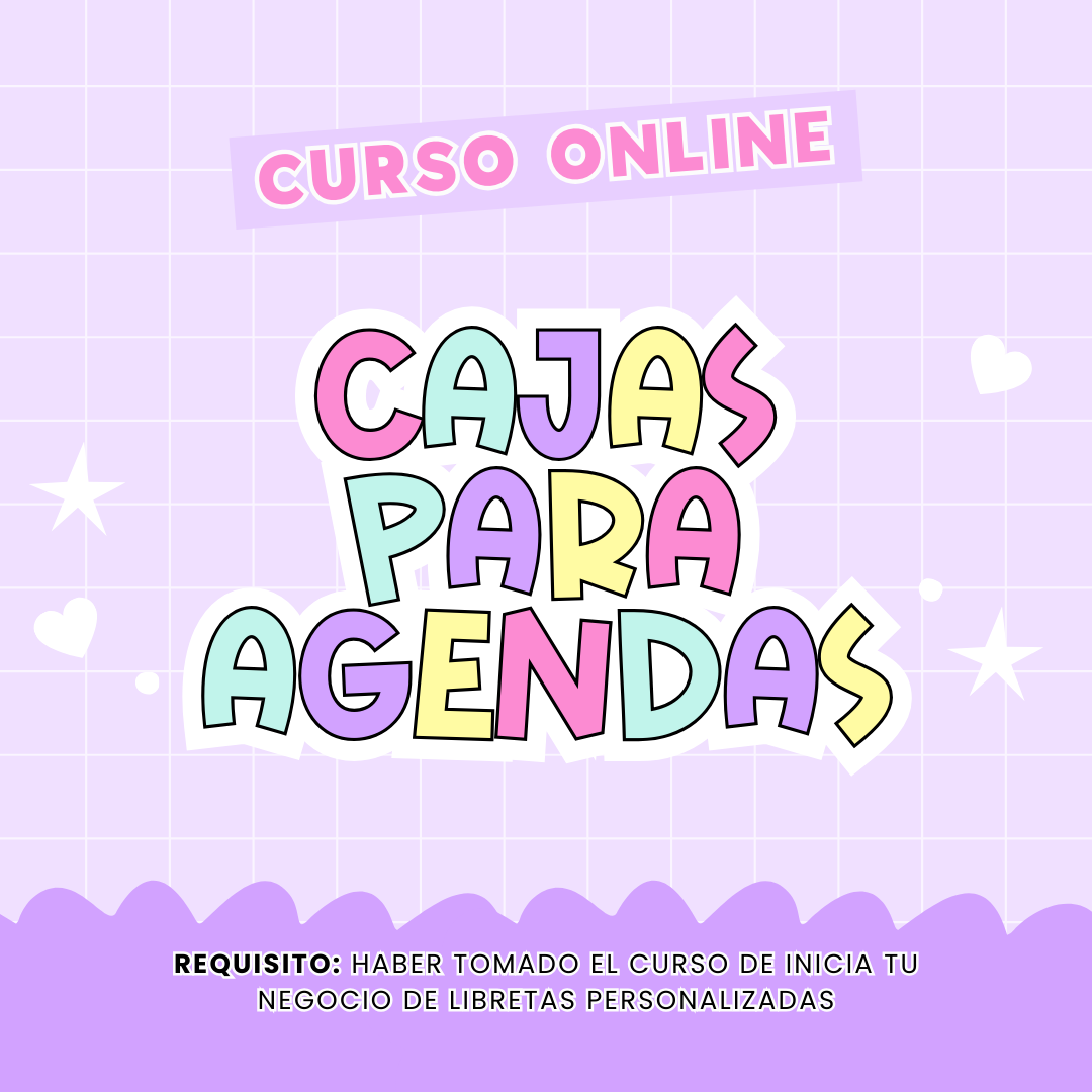 Cajas para agendas - Curso Online