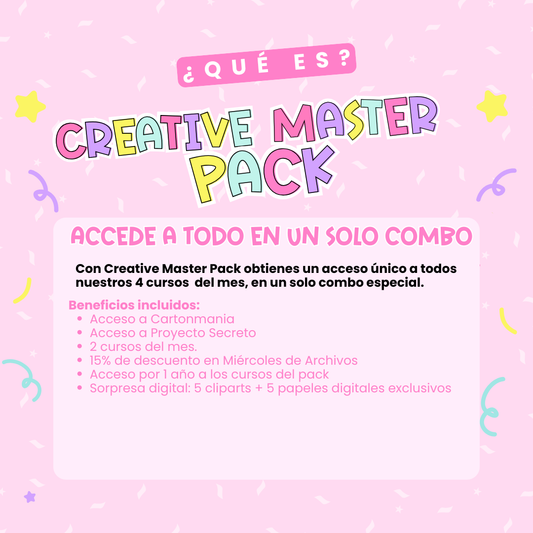Creative Master Pack Enero - Curso Online