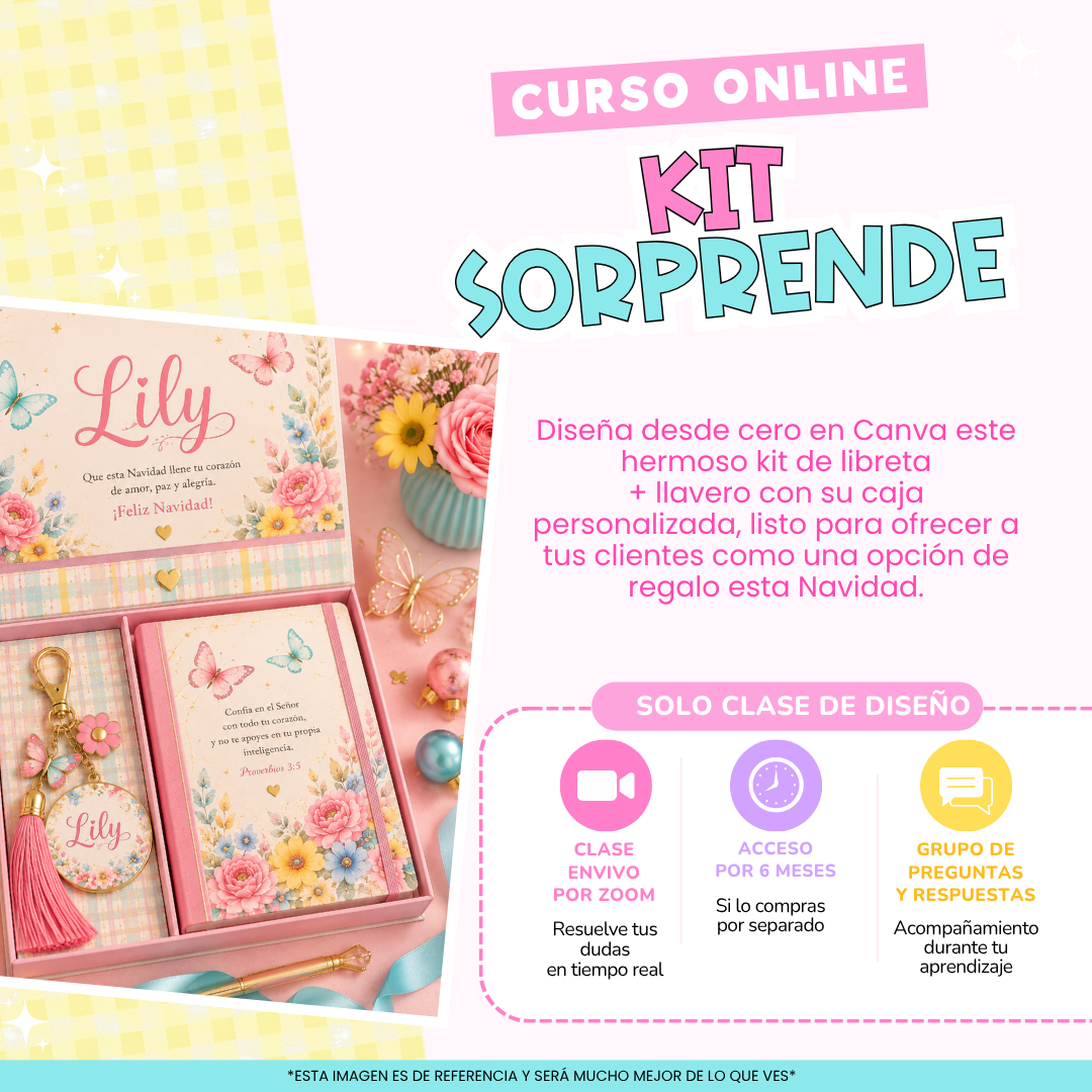 Kit Sorprende Clase de Diseño - Curso Online