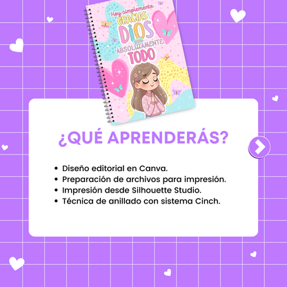 NIVEL #2- Diseño Digital y Sistemas de Anillado | Diseño y Elaboración Artesanal de Libretas y Agendas Personalizadas. - Curso Online