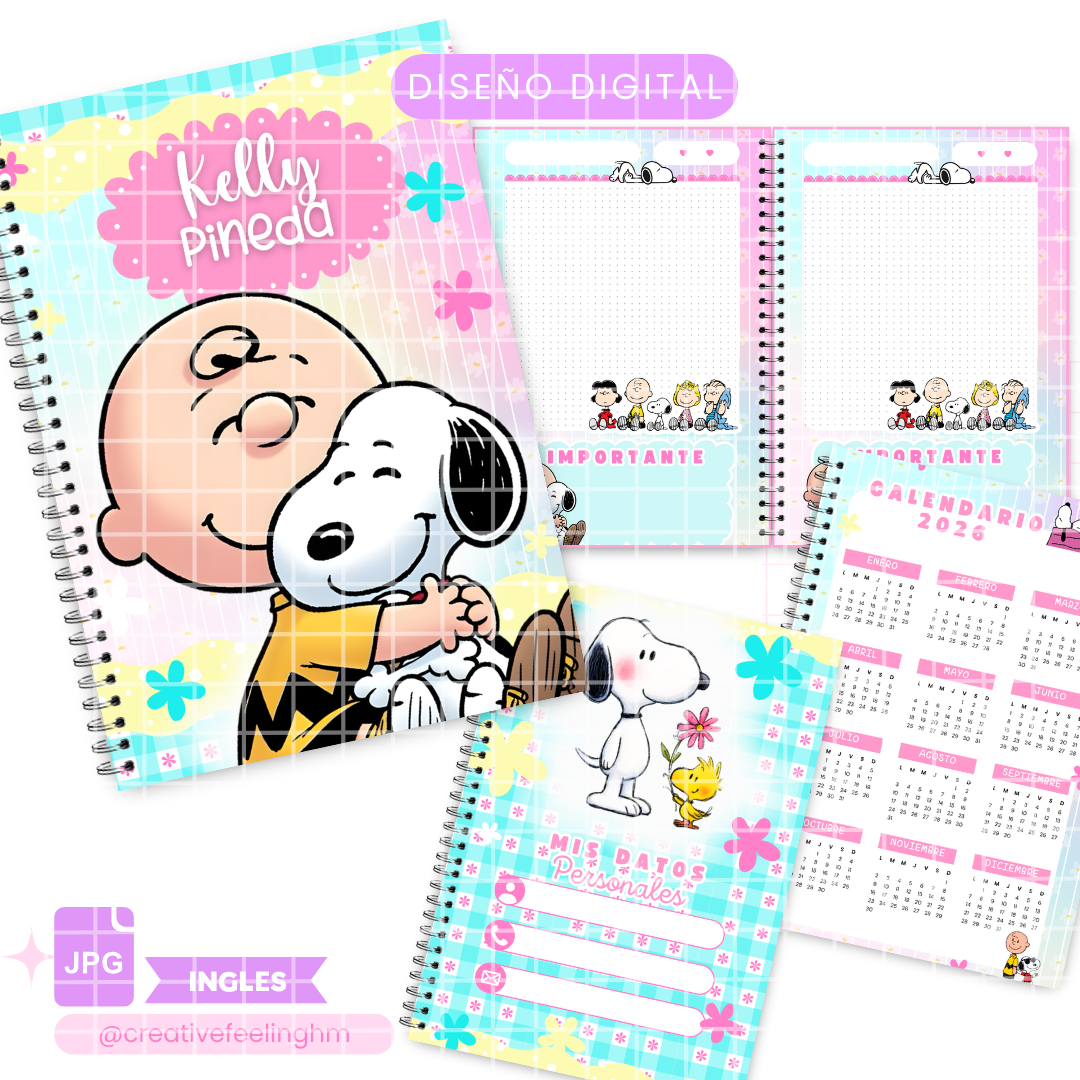 Libreta Snoopy INGLES - (Archivo Digital) (Copia)