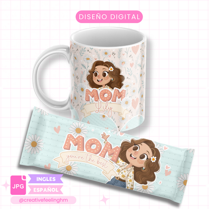 Kit dia de las madres, Taza + Empaque de chocolate Hersey - (Archivo Digital)
