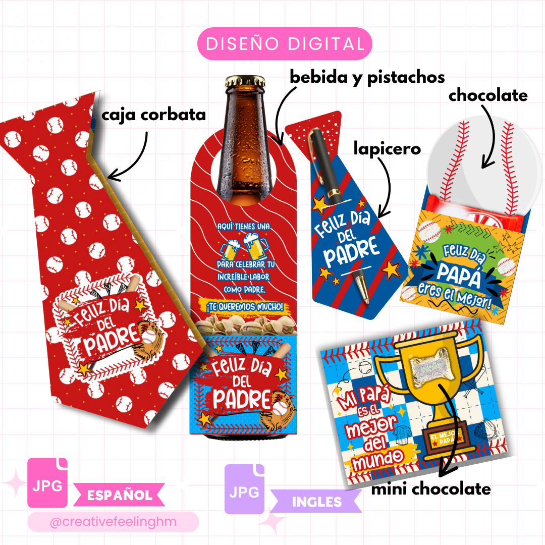 Regalos para el Día del Padre  ESPAÑOL Y INGLES - (Archivo Digital)