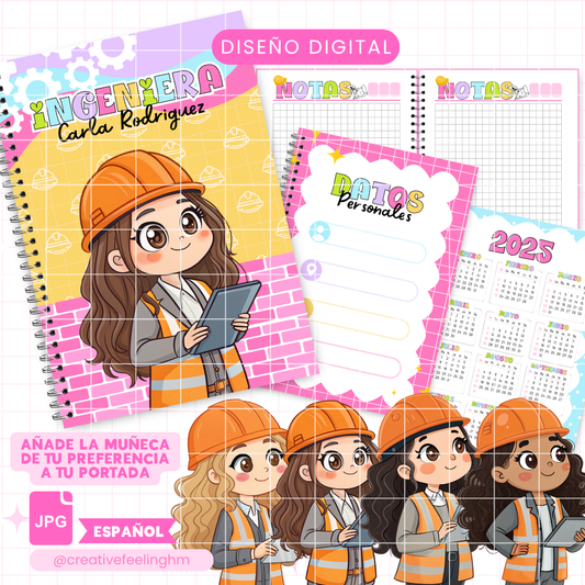 Libreta para Ingeniera ESPAÑOL- (Archivo Digital)