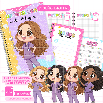 Libreta para Dentista ESPAÑOL - (Archivo Digital)