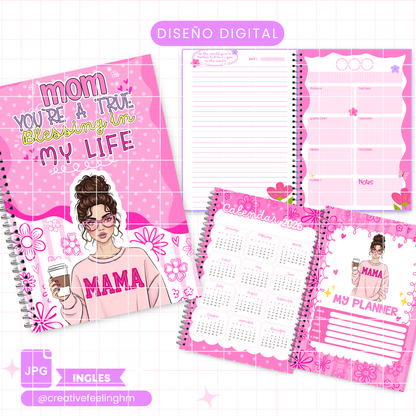 Planner de Mamá INGLES - (Archivo Digital)