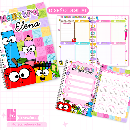 Planner Para Maestra ESPAÑOL - (Archivo Digital)