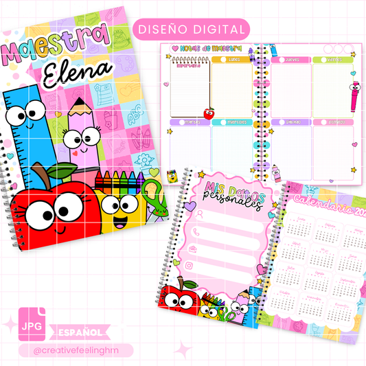 Planner Para Maestra ESPAÑOL - (Archivo Digital)