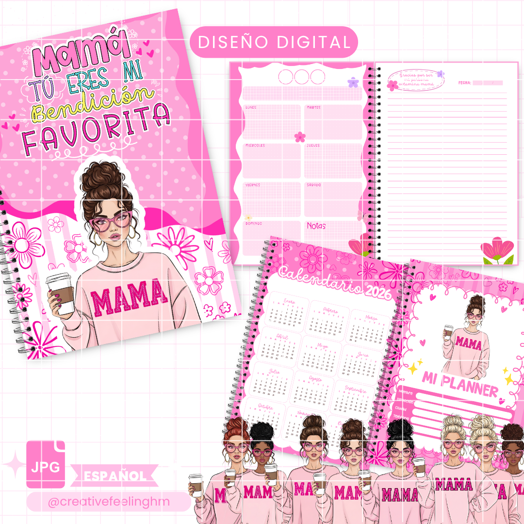Planner de Mamá ESPAÑOL - (Archivo Digital)
