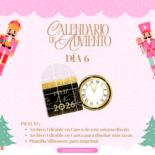 Pringles para Año Nuevo EDITABLE Calendario de Adviento- (Archivo Digital)