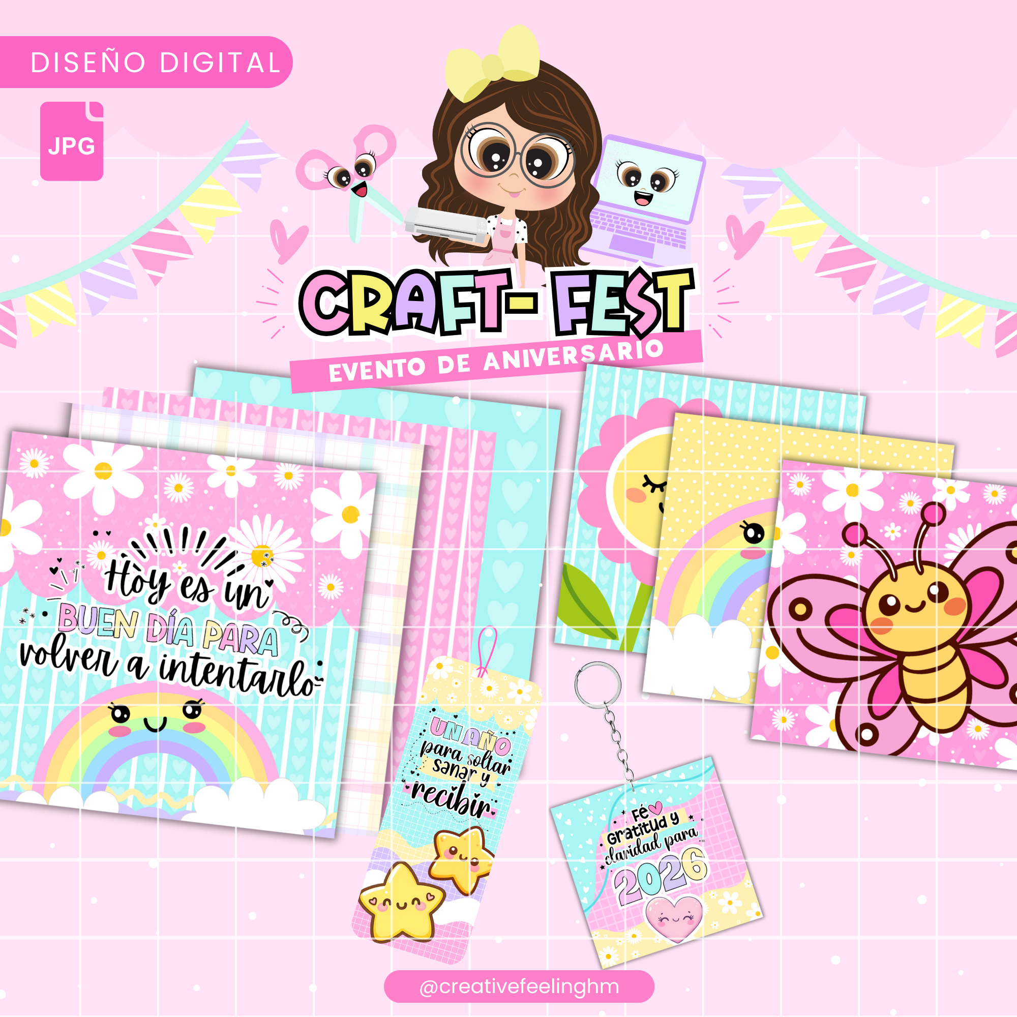 Post-it y accesorios CRAFTFEST - (Archivo Digital)