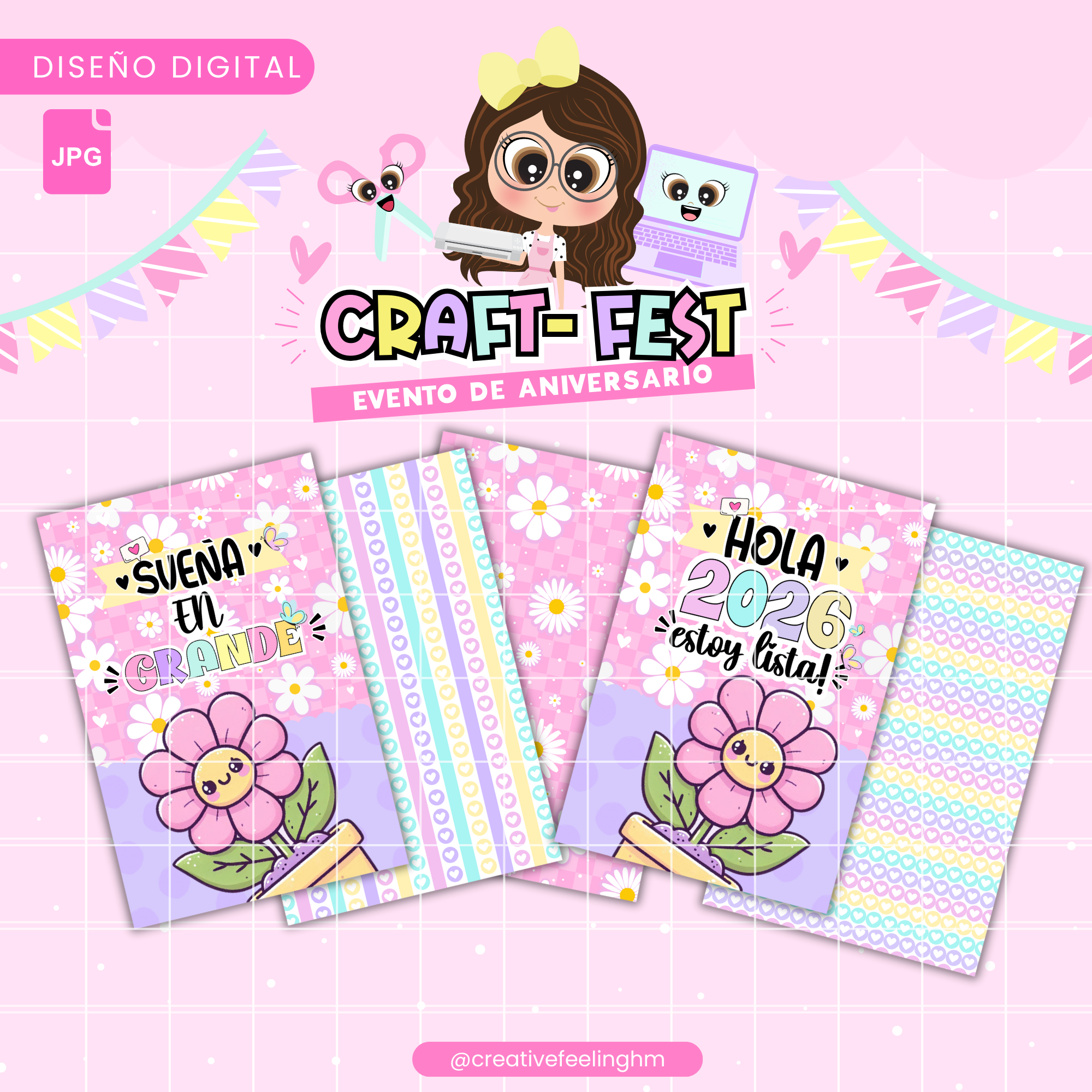 Libreta y Caja CRAFTFEST - (Archivo Digital)