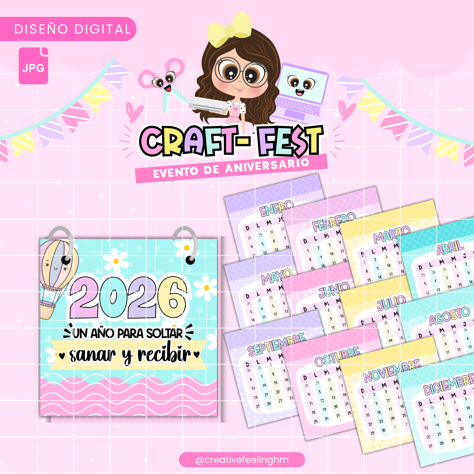 Calendario 2026 CRAFTFEST - (Archivo Digital).