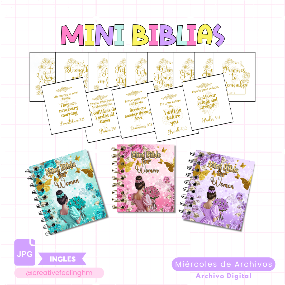 Mini Biblia para mujer INGLES- (Archivo Digital)