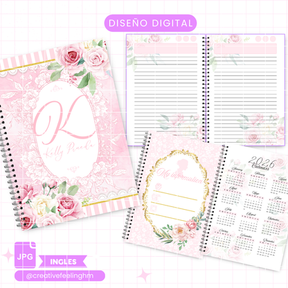 Libreta Bridgerton INGLES - (Archivo Digital)