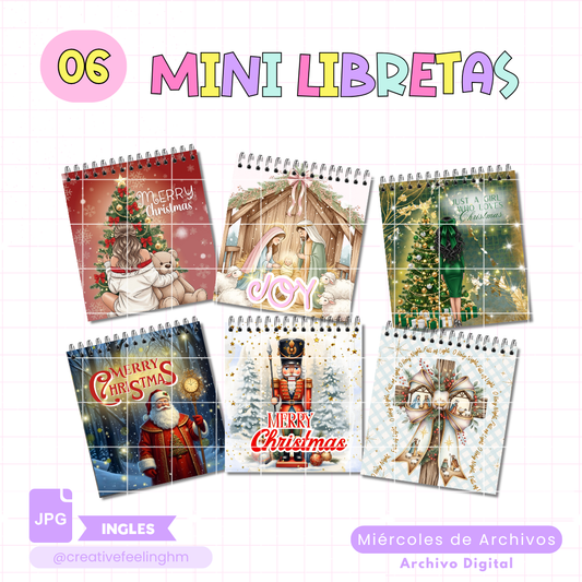 6 Mini libretita de Navidad INGLES- (Archivo Digital)